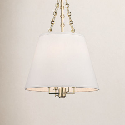 Trejuan 4 Light Faux Silk Pendant