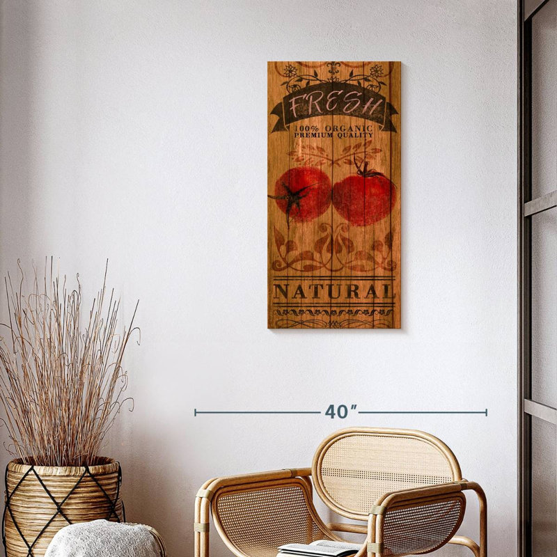 " Fresh Tomatoes Canvas Print ", 36" H x 18" W x 1.25" D