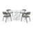 Devonn 59" Round Pedestal Dining Table