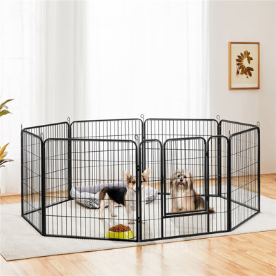 Metal Exercise Pen With Door