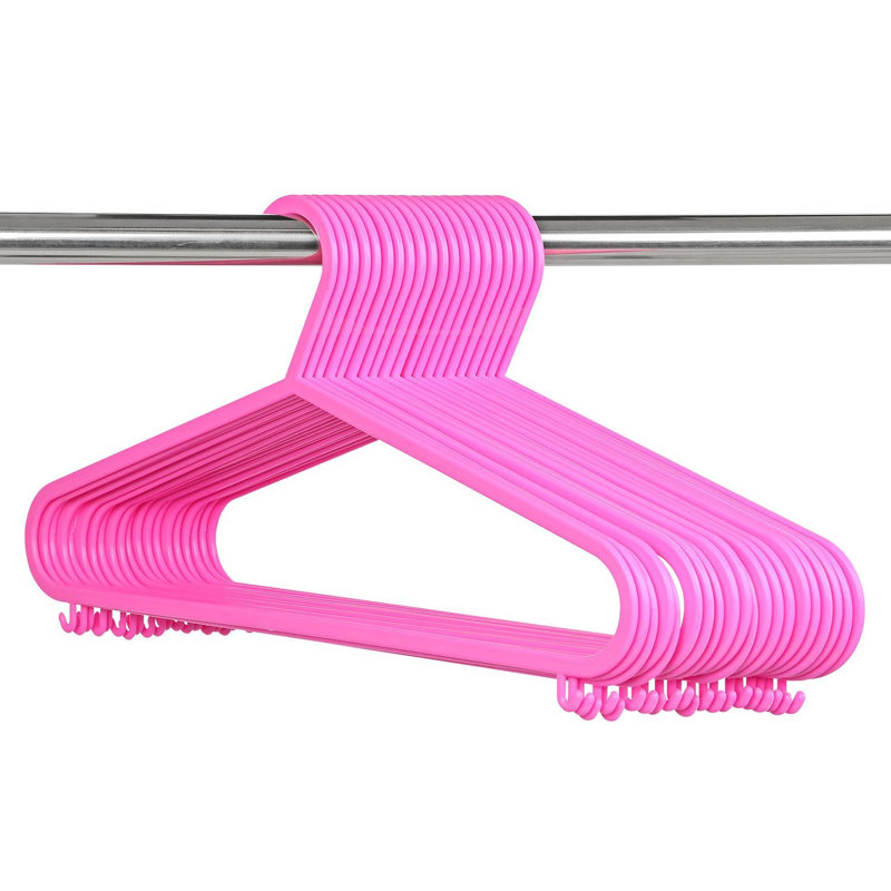 Plastic Standard Hanger, 40, Pink