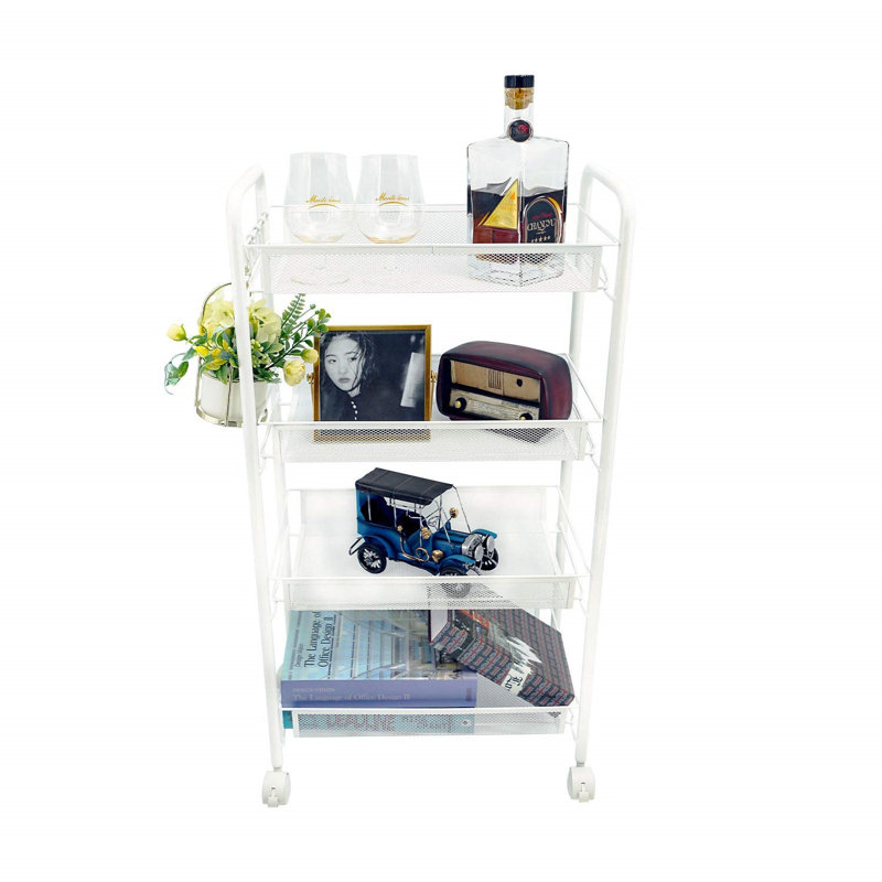 33.11'' H x 17.72'' W Utility Cart with Wheels