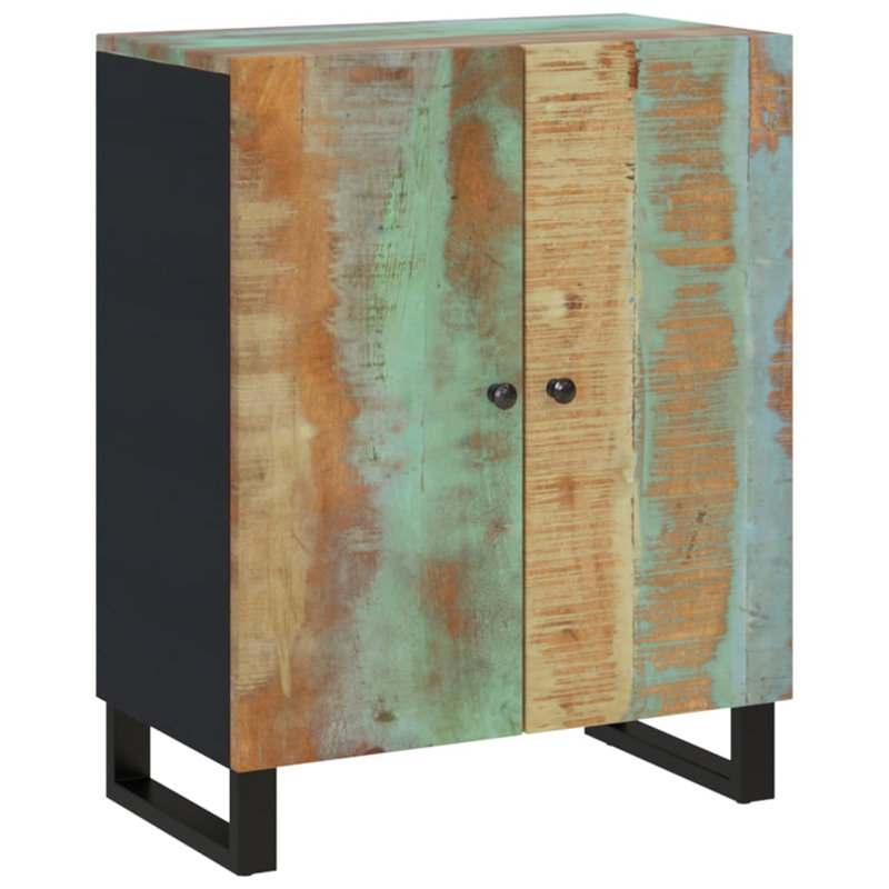 Steinmetz 60 cm W Sideboard, Black/Brown/Blue