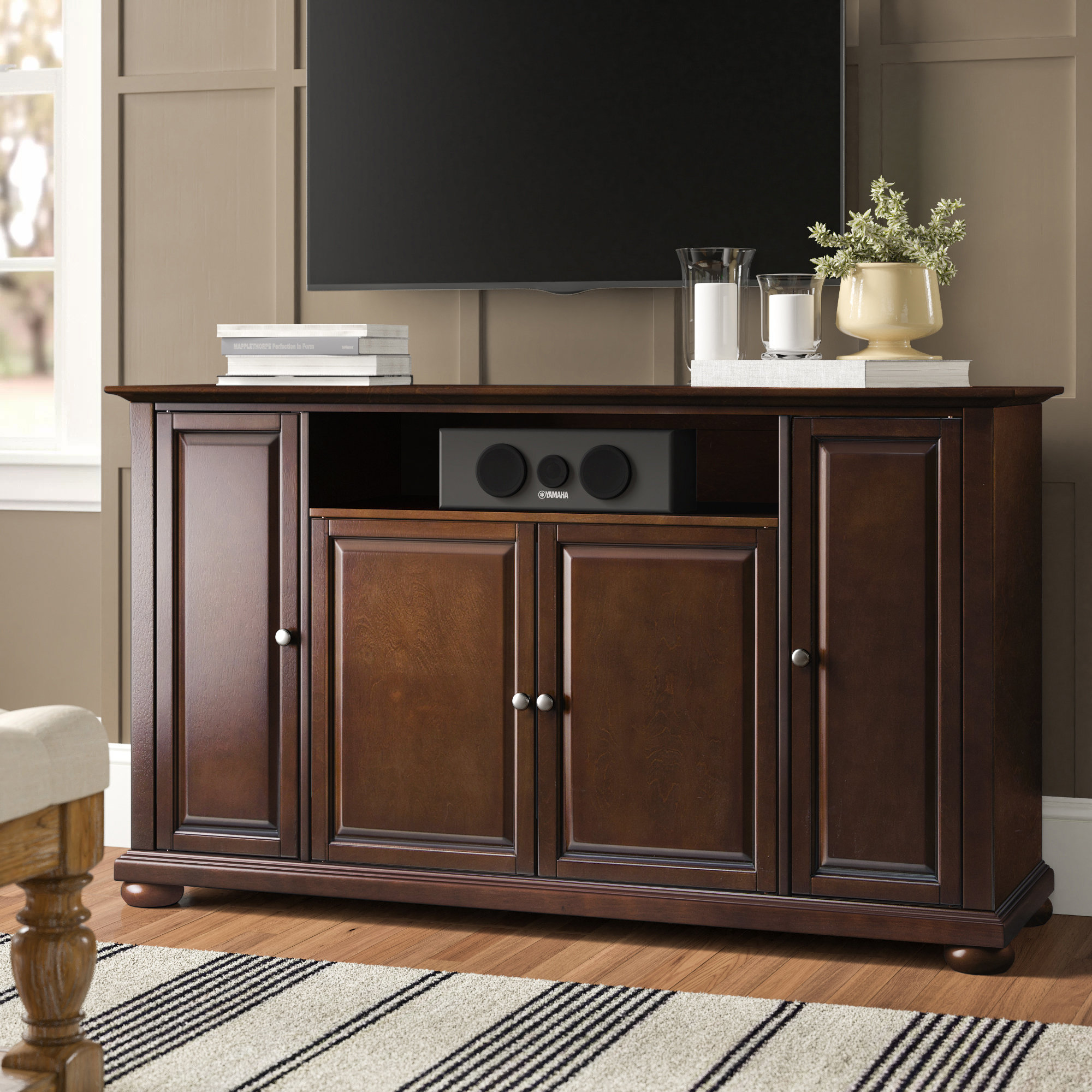 Three Posts Hedon TV Stand for TVs up to 65 Reviews Wayfair