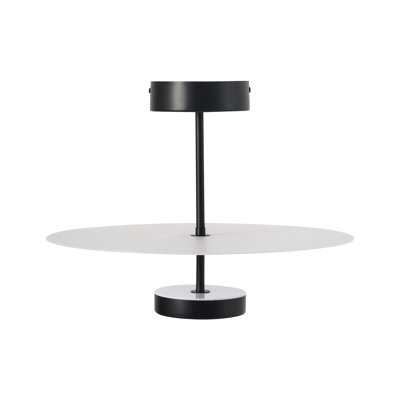 Aurlie 1 - Light Matte Black LED Geometric Pendant