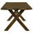 Carbon Knotty Nutmeg Rectangular Dining Table