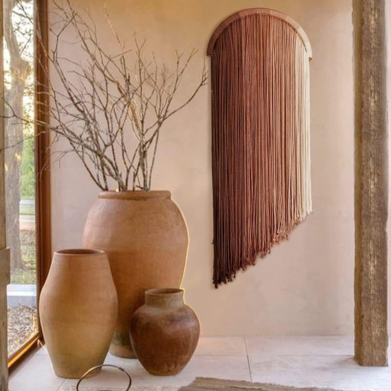 Pink Yarn Wall Hanging