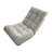Balcony Chair - 4-segment Adjustable Grey Metal Reclining For Living Room, Space Efficient Back