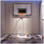 Panier de basket mural avec panneau incassable 45 po x 29 po, rebord durable et filet résistant aux intempéries pour une utilisation intérieure et extérieure