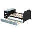 Lit de jour en bois avec couchette, bureau et port USB-931578032