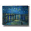 «Starry Night Over the Rhone» par Vincent VanGogh, art mural sur toile-1312820486