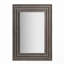 1 miroir rectangulaire en bois gris PCS