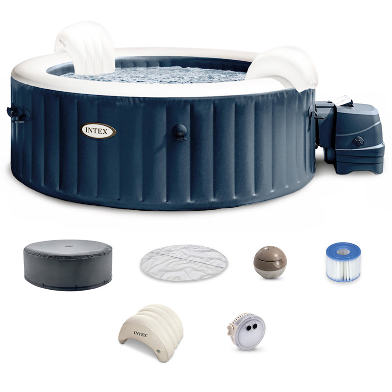 Intex PureSpa Inflatable Spa, Cobalt, 6 Person
