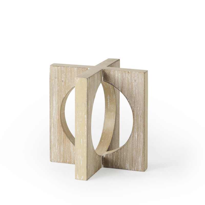Sculpture de table carrée 6 po