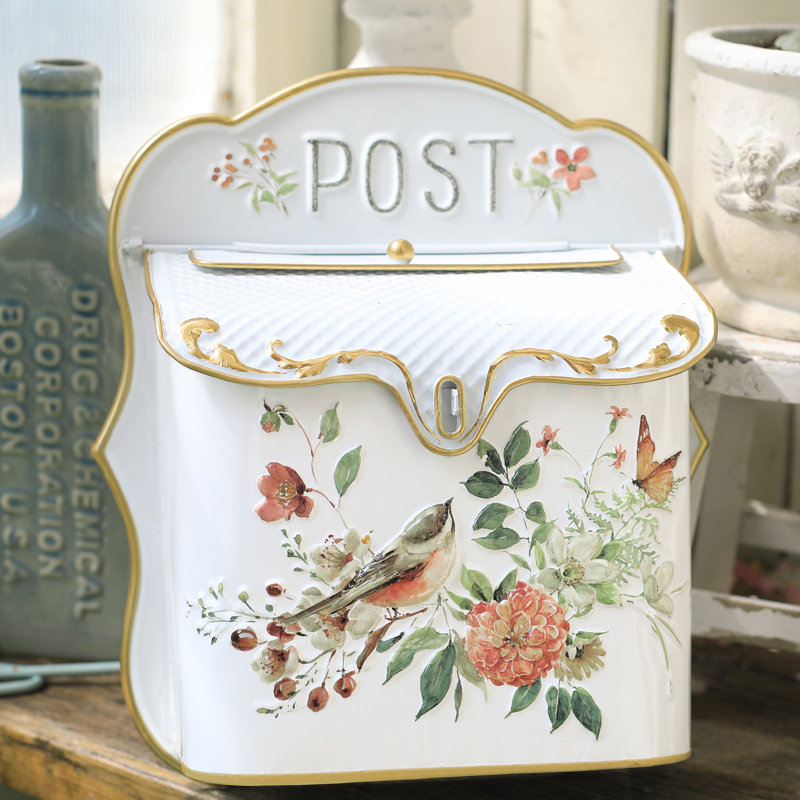 Hainesville Metal Wall Mounted Post Box