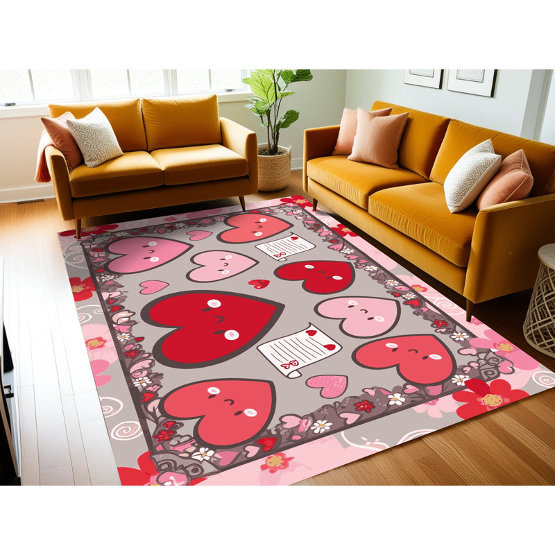 Tapis de Noël East Urban Home, Rectangulaire 3 pi x 5 pi