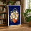 Cheerful Terracotta Blooms Botanical - Wrapped Canvas-363295620-363295628