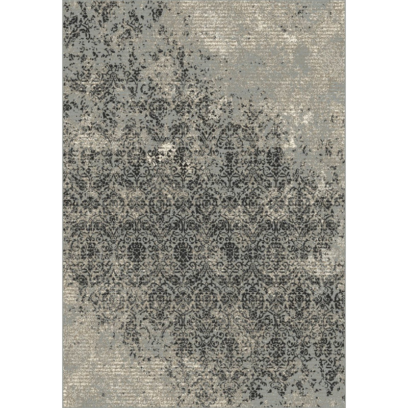 Manske Damask Hand Woven Area Rug, Rectangle 230 x 160cm