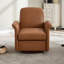 Fauteuil pivotant moderne avec chaise en bois et base en bois