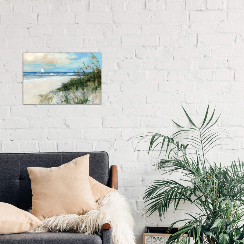 Oak Island Sunrise by Sally Swatland - Wrapped Canvas Painting, 66.04 cm H x 45.72 cm W x 1.91 cm D