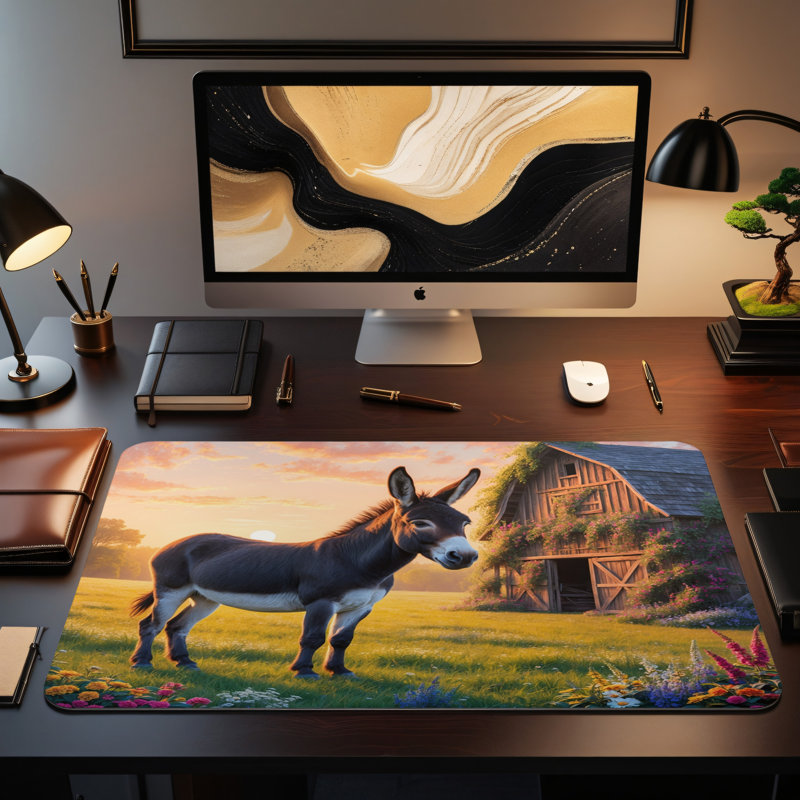 Polyester Desk Pad, 14.4x12.1