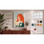 Woman with Spring Daffodils Botanical - Wrapped Canvas-628102850-628102855