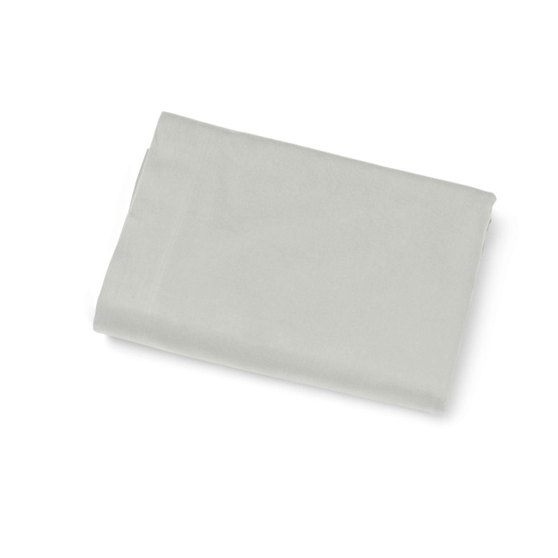 Viola Lace Sateen Flat Sheet, King Flat Sheet, Silver Moon