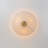 3-Light Mushroom-Shaped Fabric Semi-Flush Mount
