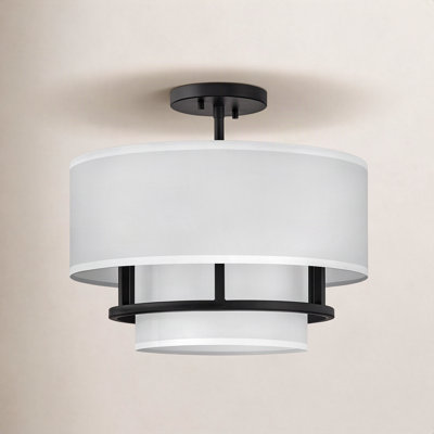 Graham 3-Light Semi Flush Mount
