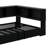 Full Size Metal Daybed With Trundle,Storage Cabinets And USB Ports-976858808