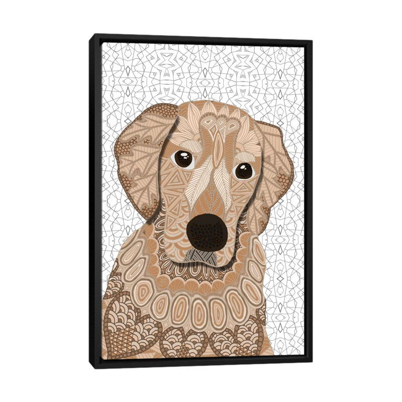 Extracteur, impression sur toile tendue, H 26 po x l 18 po x P 1,5 po, Toile avec cadre noir, Blanc