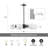 6-Light Dimmable Modern Sputnik Chandelier with Glass Globes in Black-537583918-538134913