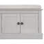 Banc de rangement avec 4 portes et tablettes réglables-1085255374