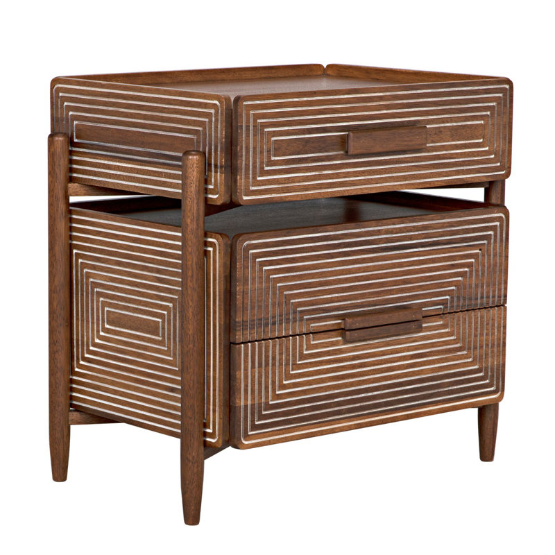Savino Solid Wood End Table