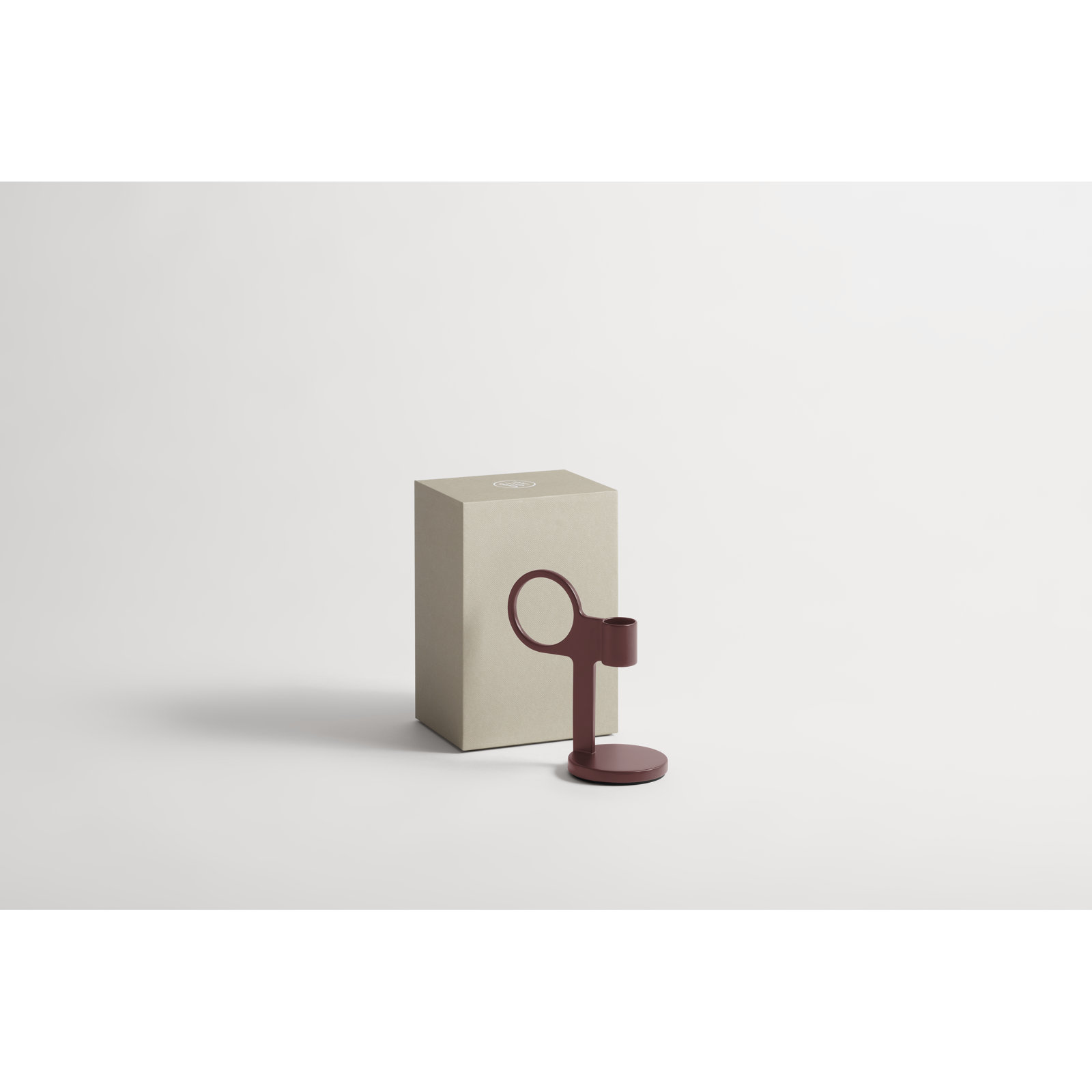 Who Goes There? Candle Holder, Oxblood