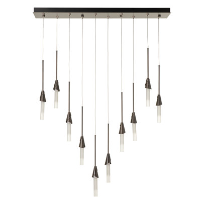 Luminaire suspendu linéaire 10 lumières Dolin