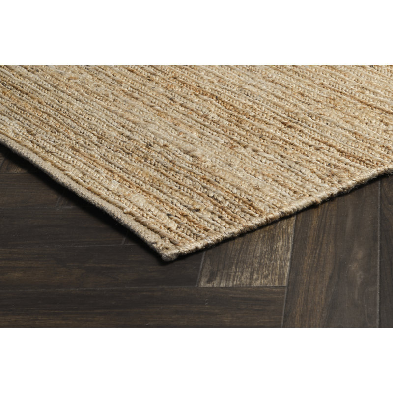 Liza Hand-Woven Jute/Sisal Natural Area Rug, Rectangle 2' x 3'