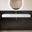 Lavabo vasque à fixation murale 60 "avec trou pour robinet 60"