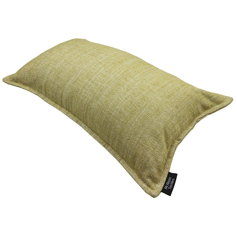 Cyrus Rectangular Cushion, 30 x 50cm, Yellow Ochre