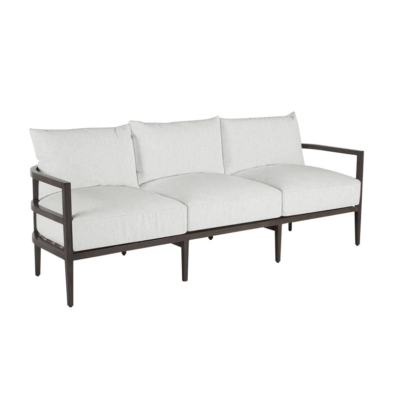 Santa Barbara Aluminum Sofa - Slate Gray, No Welt, Perigold Linnaeus Spring, Dream
