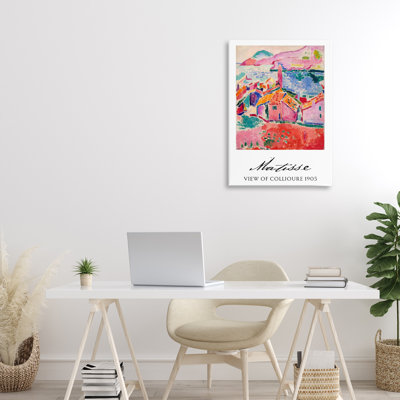 Vue de la toile Collioure, design par Vintage Hustle