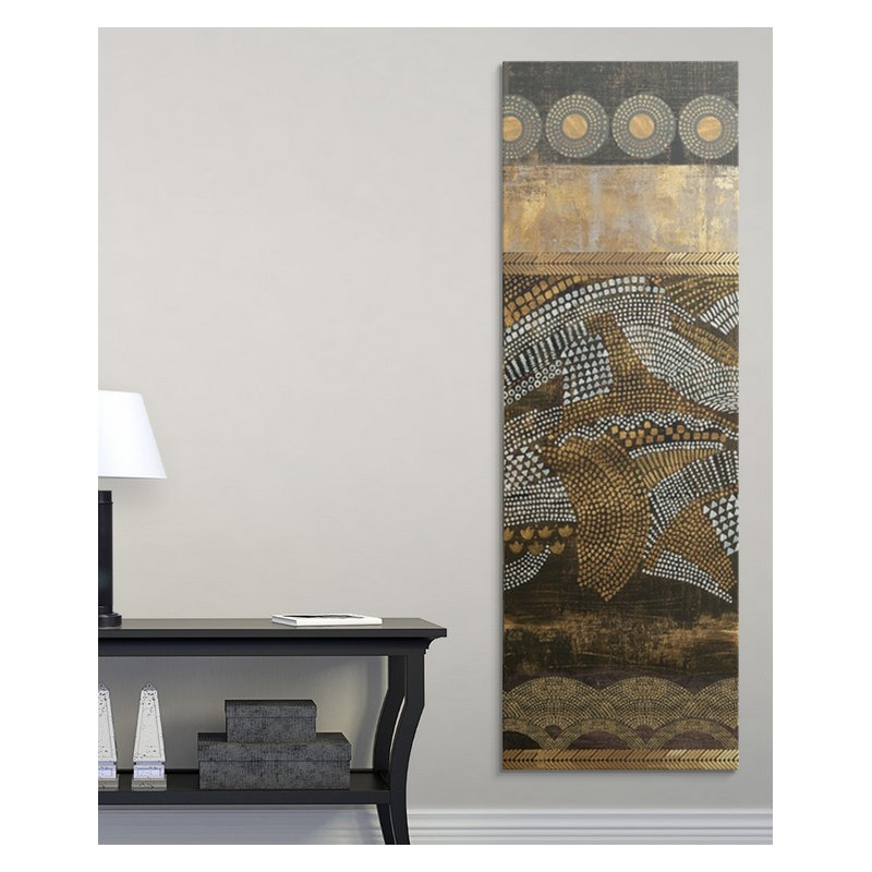 « art nouveau ii », impression Tom Reeves, H 60 po x l 20 po x P 1,5 po, Toile