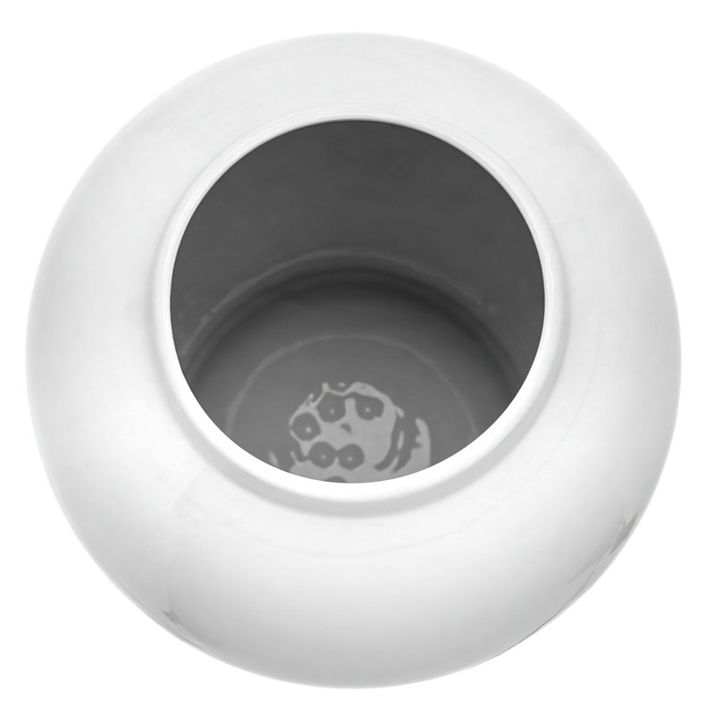 Timeless Chinese Temple Jar, 24", White