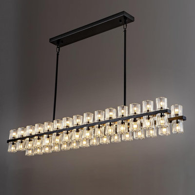 Machalik 60 - Light Dimmable Kitchen Island Rectangle Chandelier
