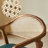 Rattan solid wood dining table set-106445355