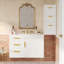 Armoire flottante murale multifonctionnelle avec tiroirs-1938599720