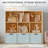 Solid Wood Toddler Bookcase with 3 Movable Drawers on Wheels - Kids Storage & Toy Organizer