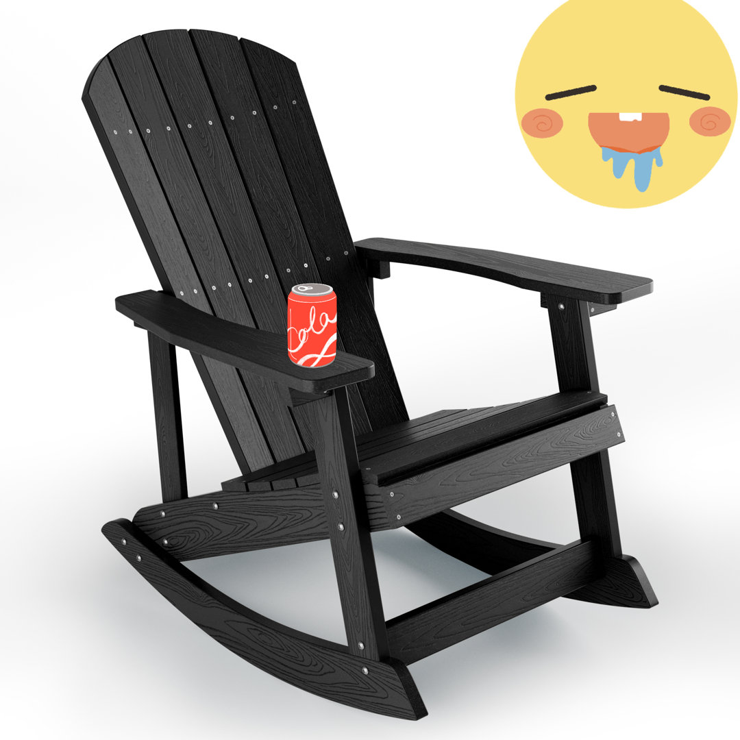 Amreen Rocking Outdoor Adirondack Chair Highland Dunes 