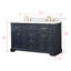 Ensemble de meuble-lavabo double 54 po Currahee-1682999282