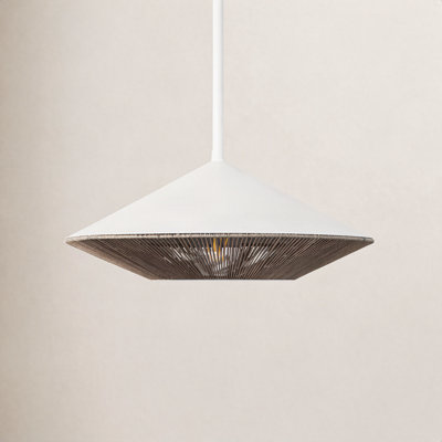 Keaz Single Light Steel Pendant